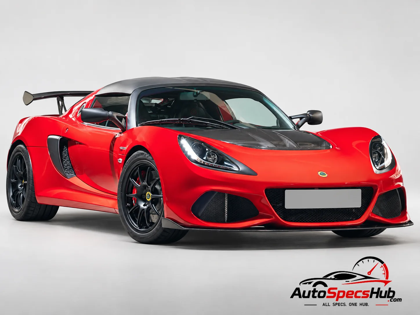 2021 Lotus Exige Sport 420 front three-quarter view