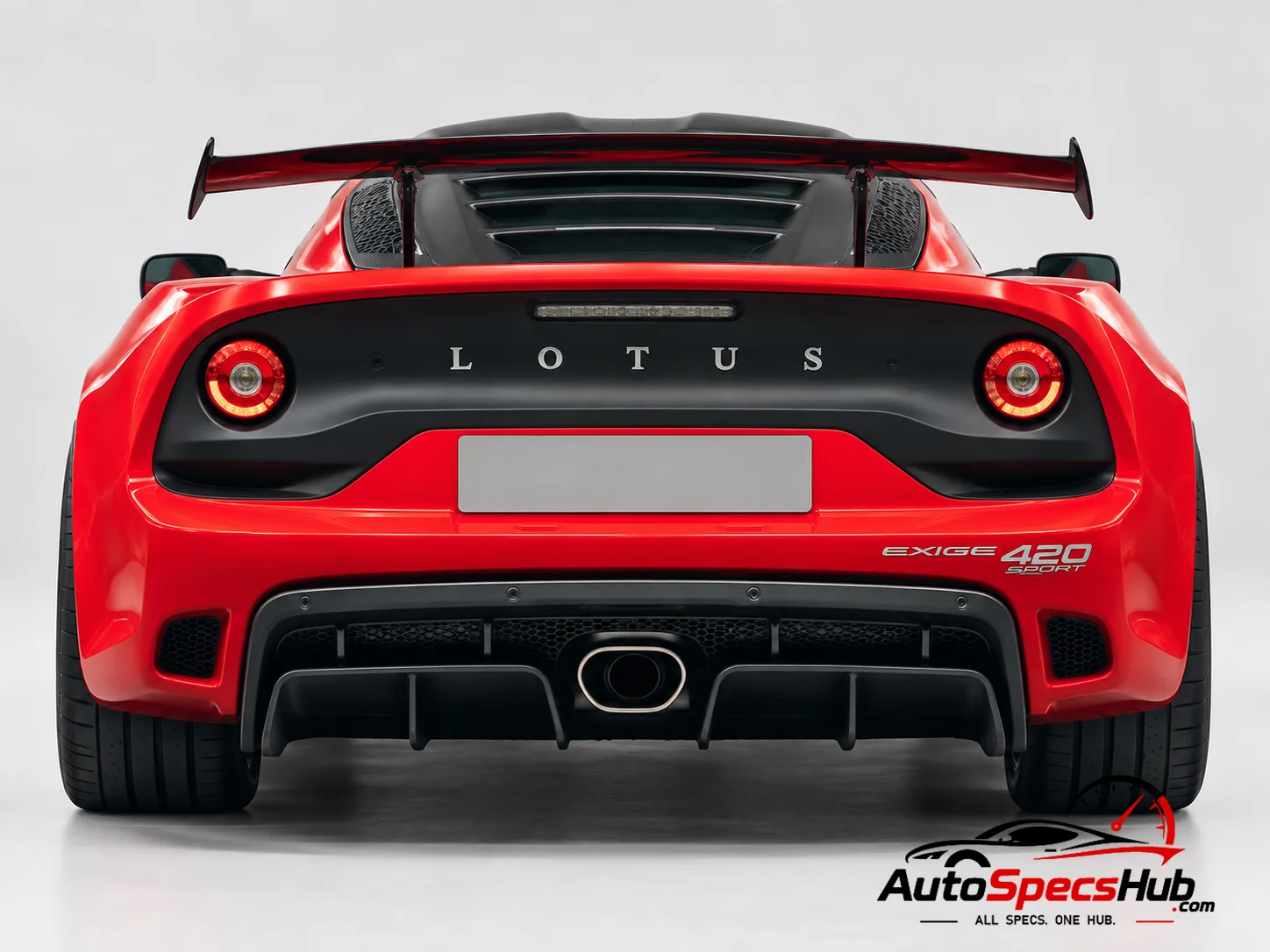 2021 Lotus Exige Sport 420 rear view