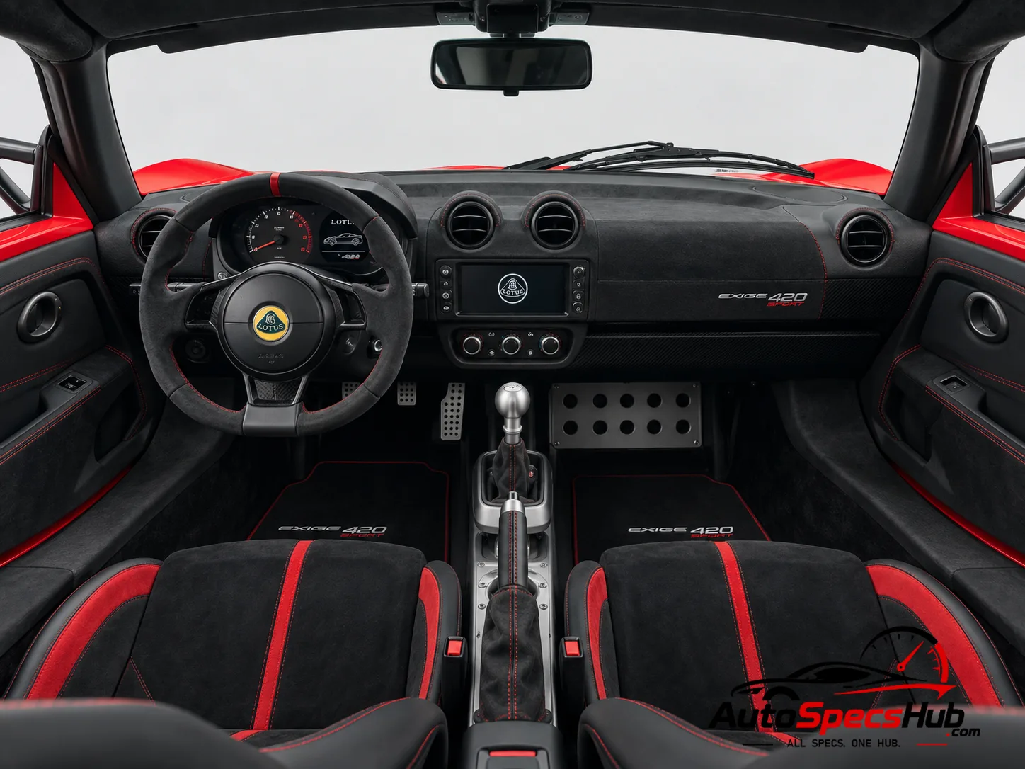 2021 Lotus Exige Sport 420 interior cockpit and seats